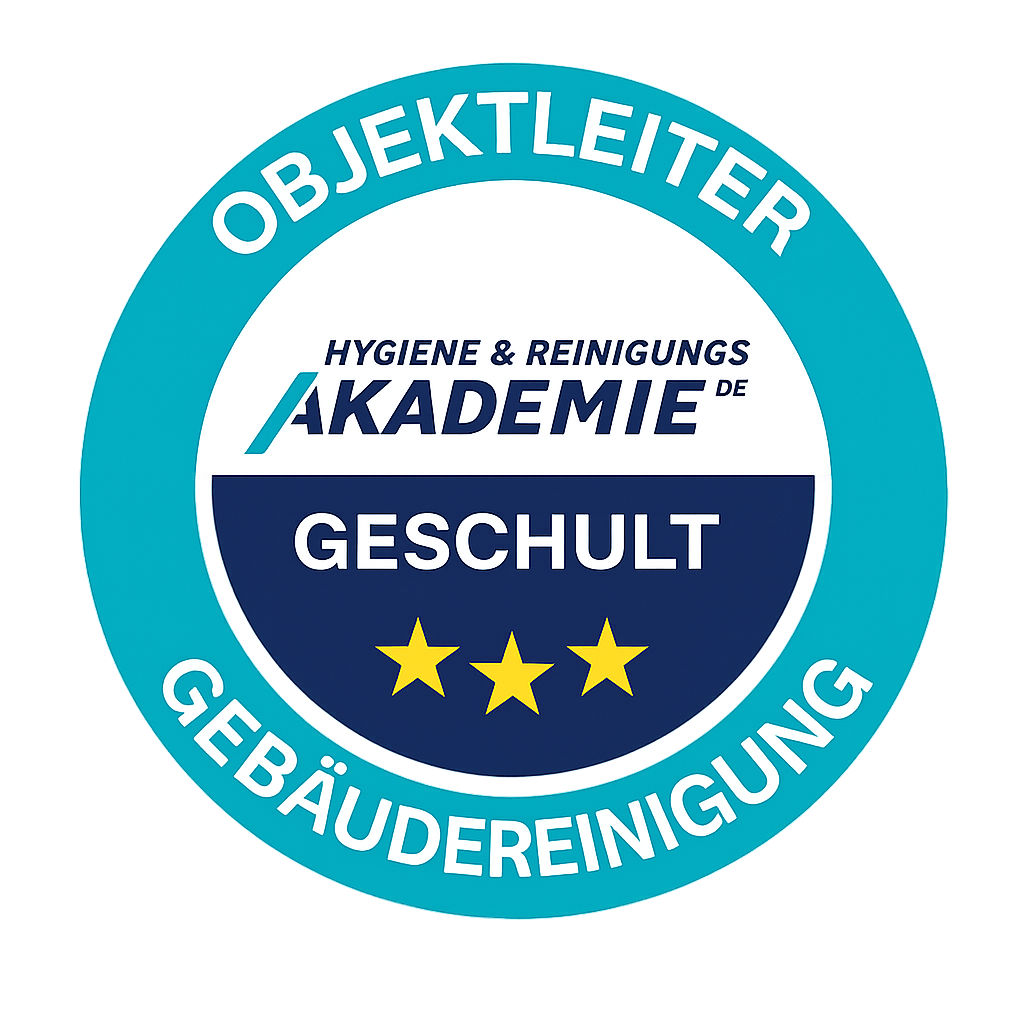 Objektleiter Geschult – Hygiene & Reinigungs Akademie Siegel